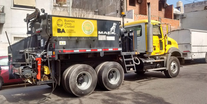 Nuevos camiones de bacheo