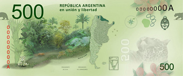 Billete de 500 pesos