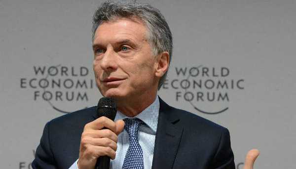 Macri en Davos