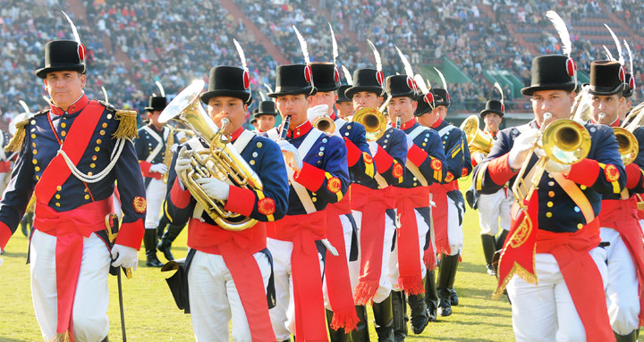 Histórico desfile militar por el Bicentenario
