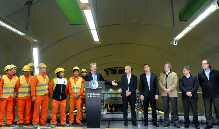 Se inauguró la estación Santa Fe de la línea H