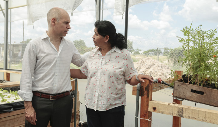 Rodríguez Larreta con Margarita Barrientos