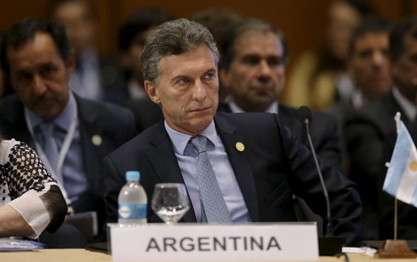 Mauricio Macri en la reunión de jefes de estado del Mercosur