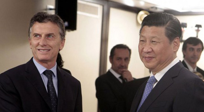 Macri con Xi Jinping