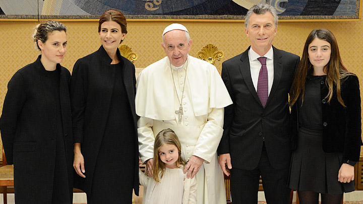 Macri se reunió con el Papa Francisco