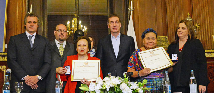 Premios Nobel de la Paz, Huéspedes de Honor