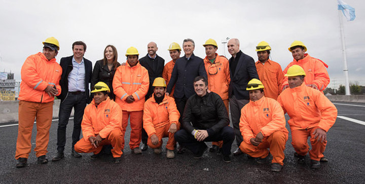 Inauguraron las obras del Puente La Noria