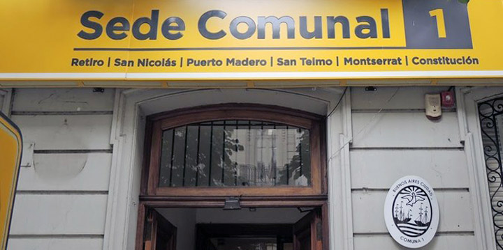 Cierre temporario de la Sede Comunal 1