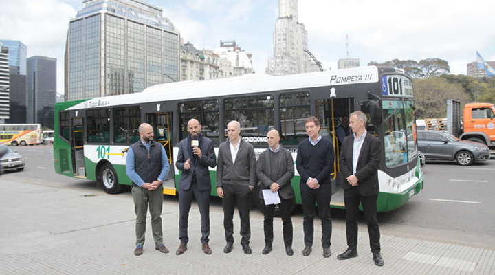 Cámaras de seguridad en colectivos