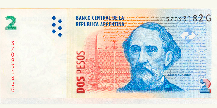 2 pesos