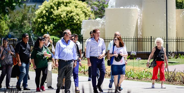 Santilli inauguró obras del Parque Alberdi