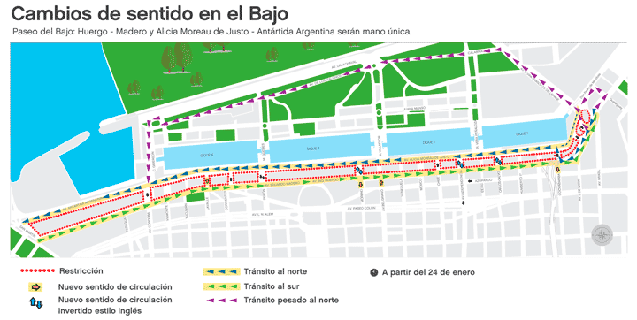 Algunas avenidas tendrán sentido único