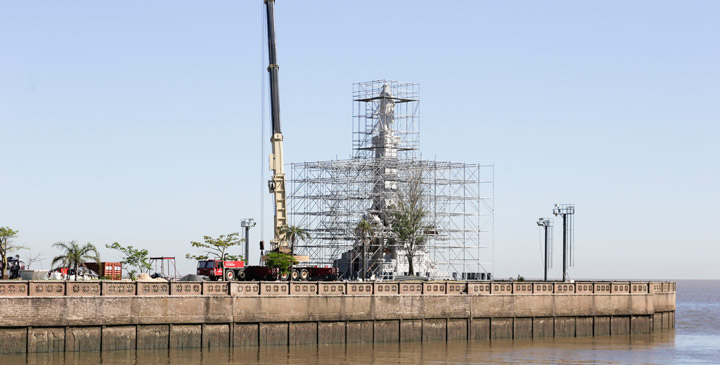 Emplazamiento del monumento a Colón