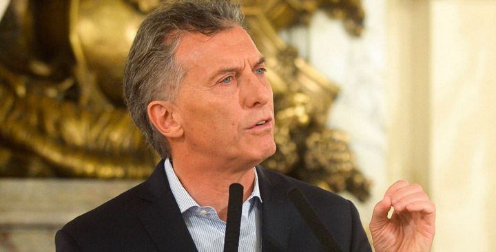 Conferencia de prensa de Macri