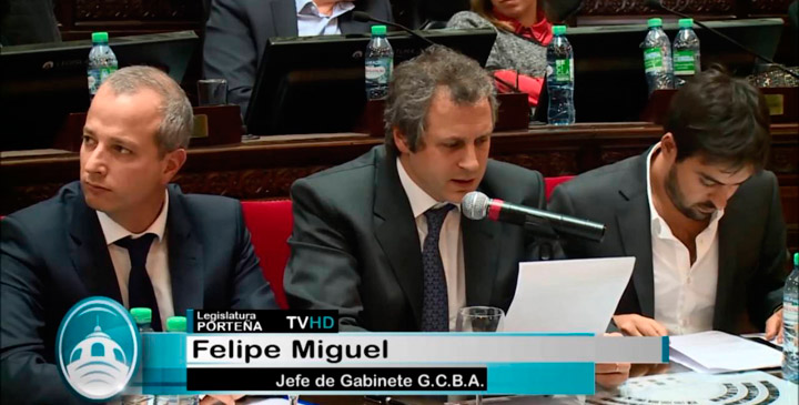 Felipe Miguel informará a la Legislatura