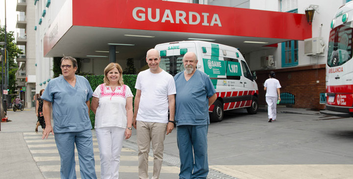 Obras en el Hospital Pirovano