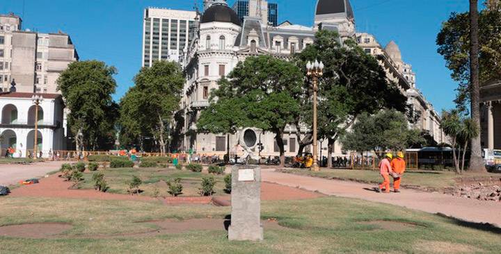 Obras de Plaza de Mayo