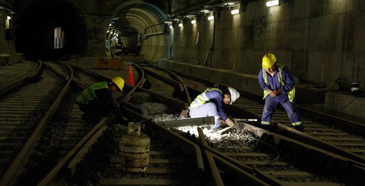 Obras en la Línea E