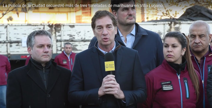 Secuestran 3.400 kgs de droga