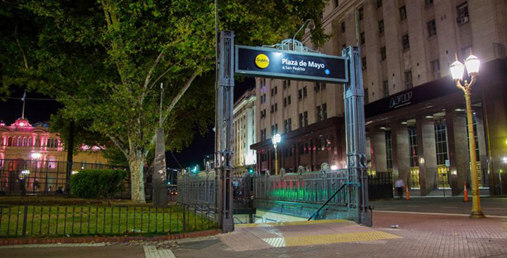 La estación Plaza de Mayo cerrará por obras