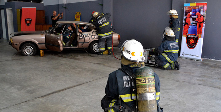 Simulacro de Bomberos