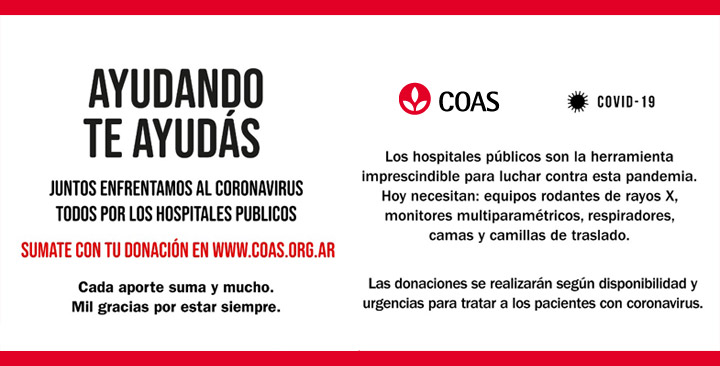 Sumate a la campaña de COAS 
