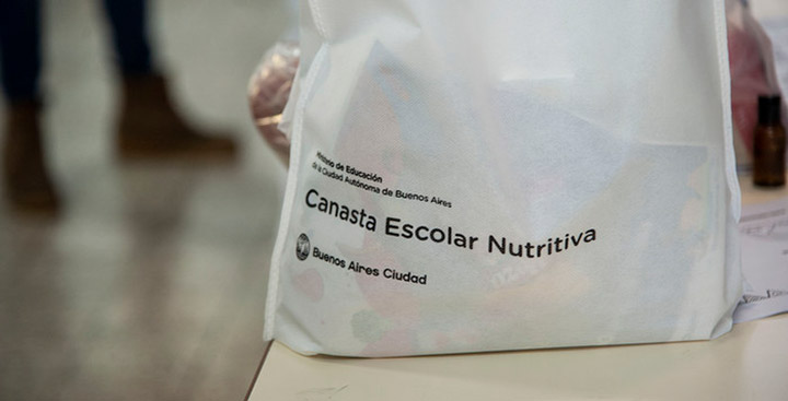 Canasta escolar nutritiva