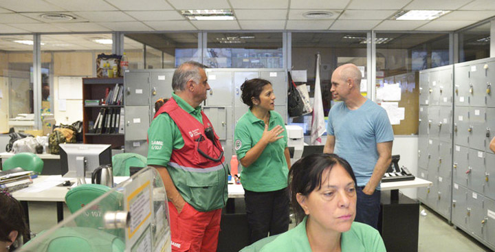 Rodríguez Larreta visitó el SAME