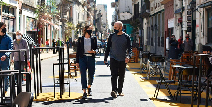 Nueva peatonal de San Telmo