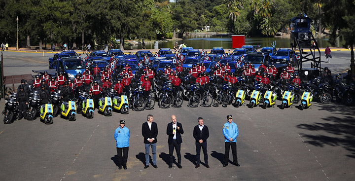 Más motos para la policía de la ciudad