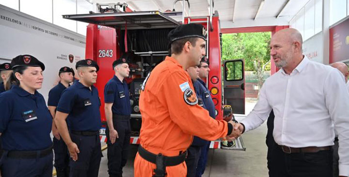 Reconocimiento a Bomberos y SAME