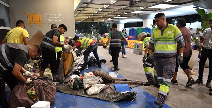 Desalojo en Aeroparque