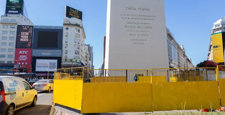 Cambios en el Obelisco
