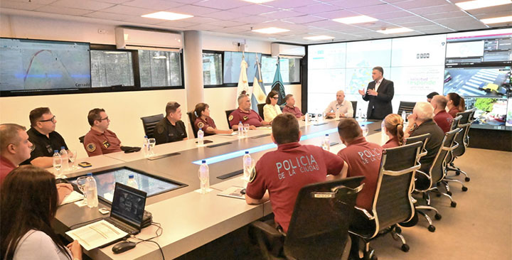 Reunión con la cúpula policial