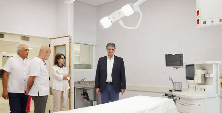 Nueva guardia del Hospital Piñero