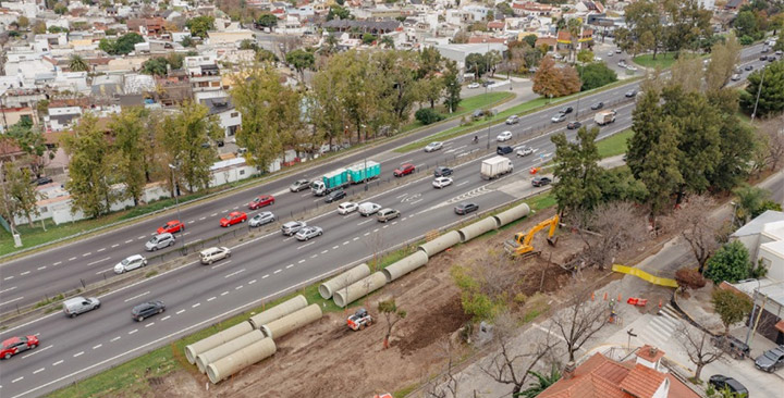 Avanzan obras hidráulicas