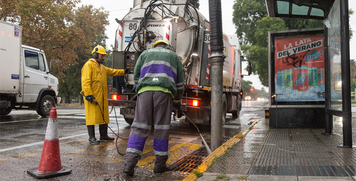 Operativo por fuertes tormentas