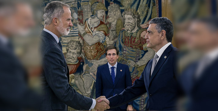 Macri con el rey de España