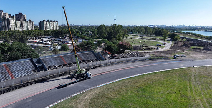 Obras en el Autódromo Obras en el Autódromo