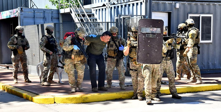 Simulacro de toma de rehenes Simulacro de toma de rehenes