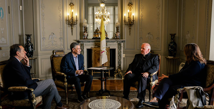 La visita del Papa